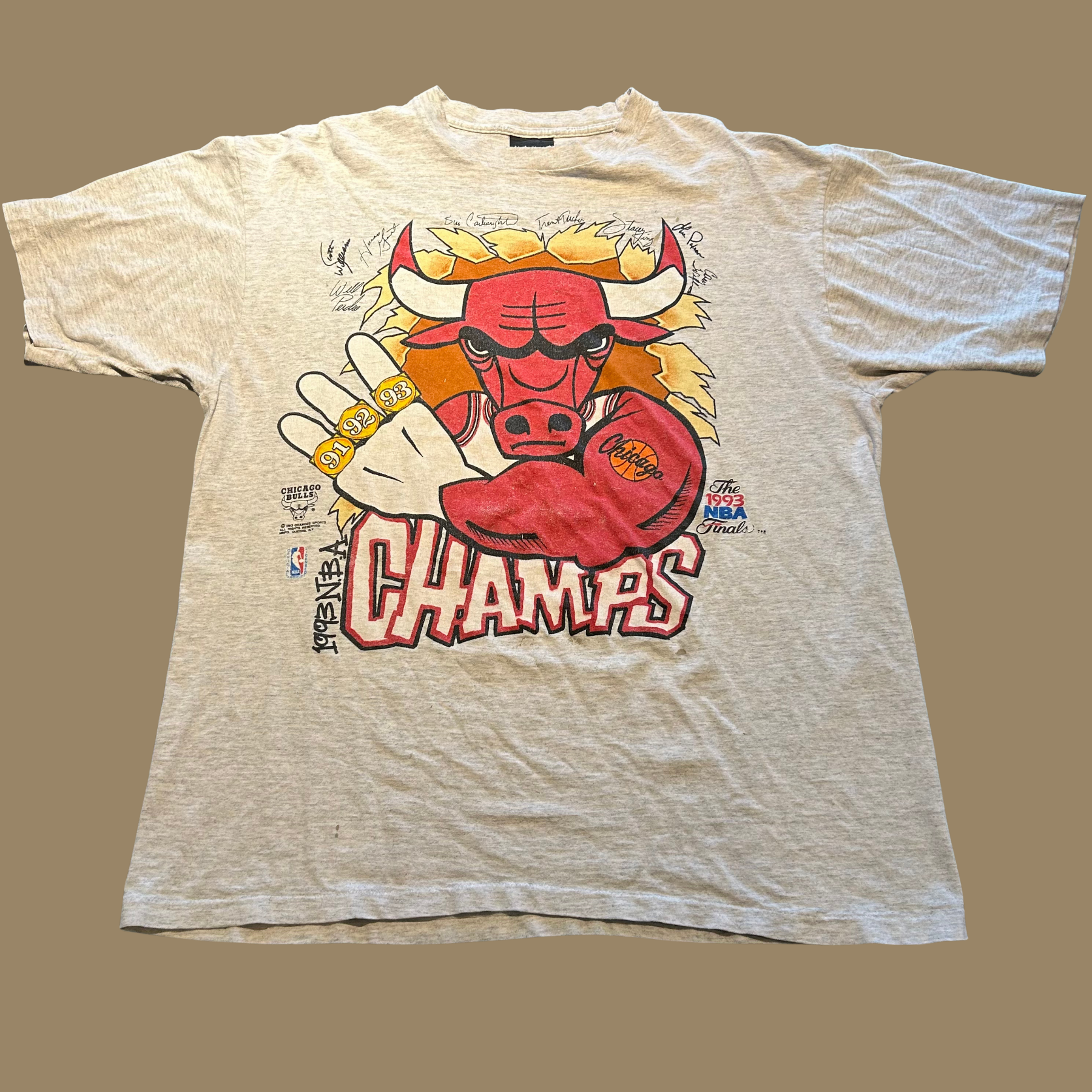 1993 Chicago Bulls 3 Peat Shirt - L/XL – Oak Brook
