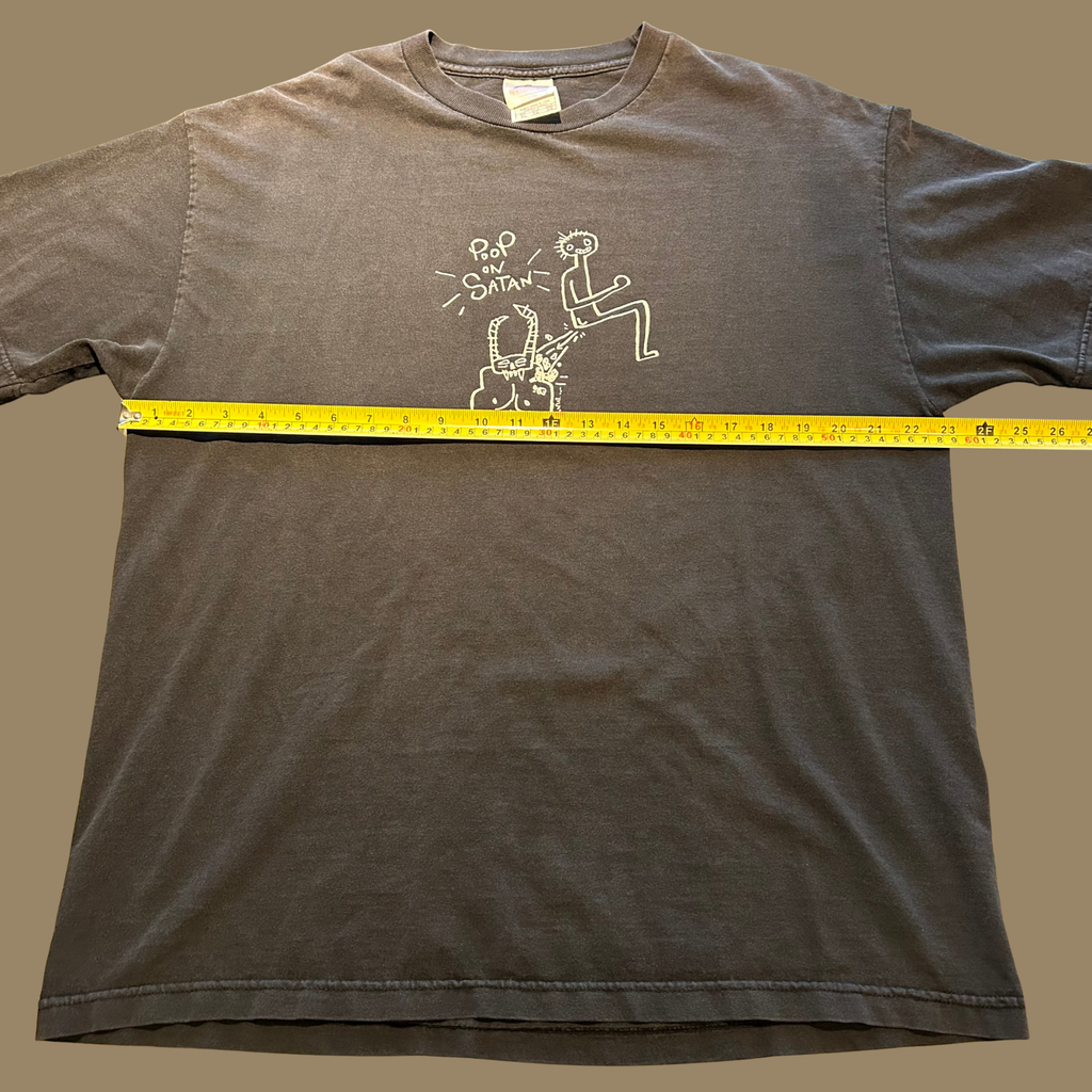 00s Faded Poop on Satan Shirt - L/XL