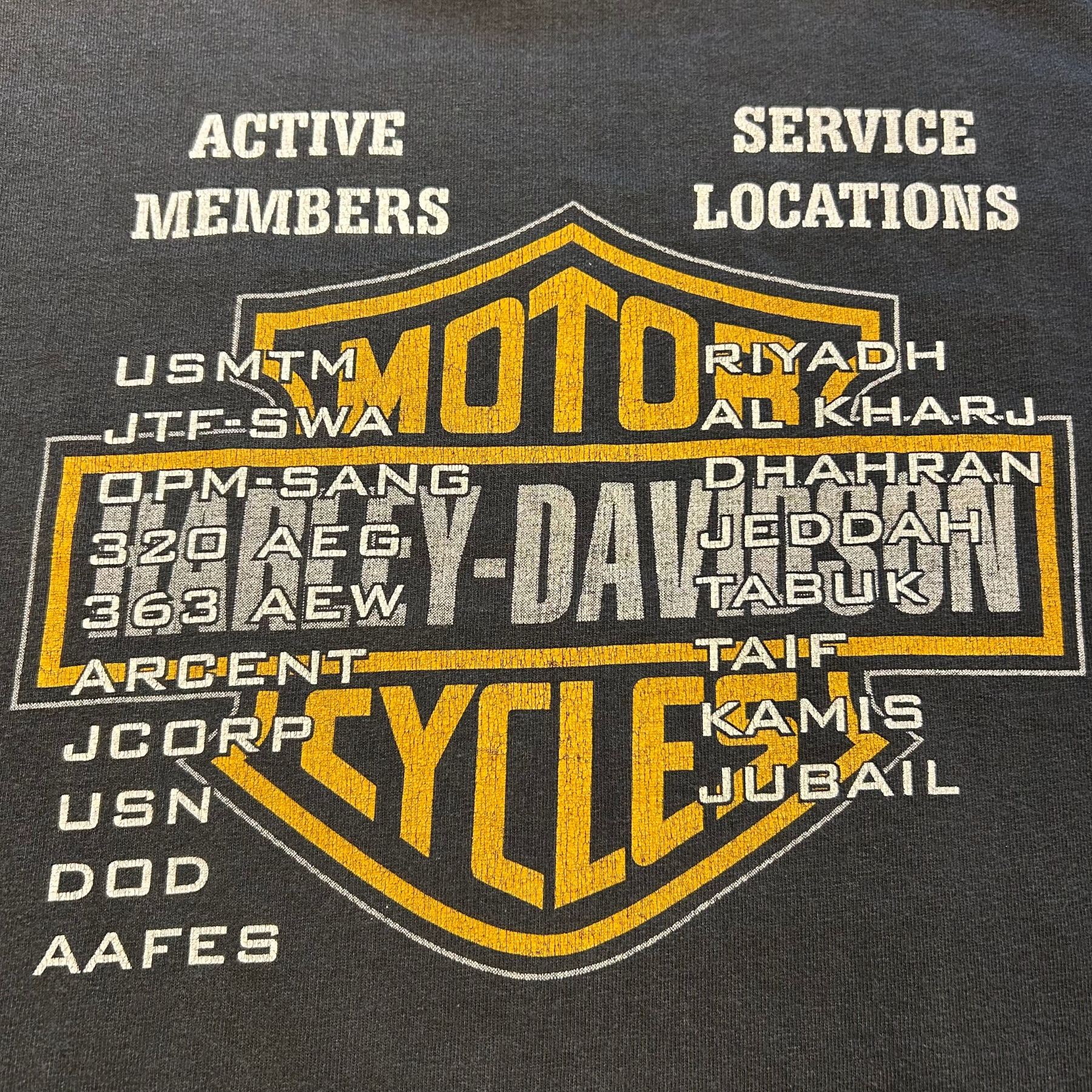 90s Harley Davidson Saudi Arabia Shirt - XL/XXL