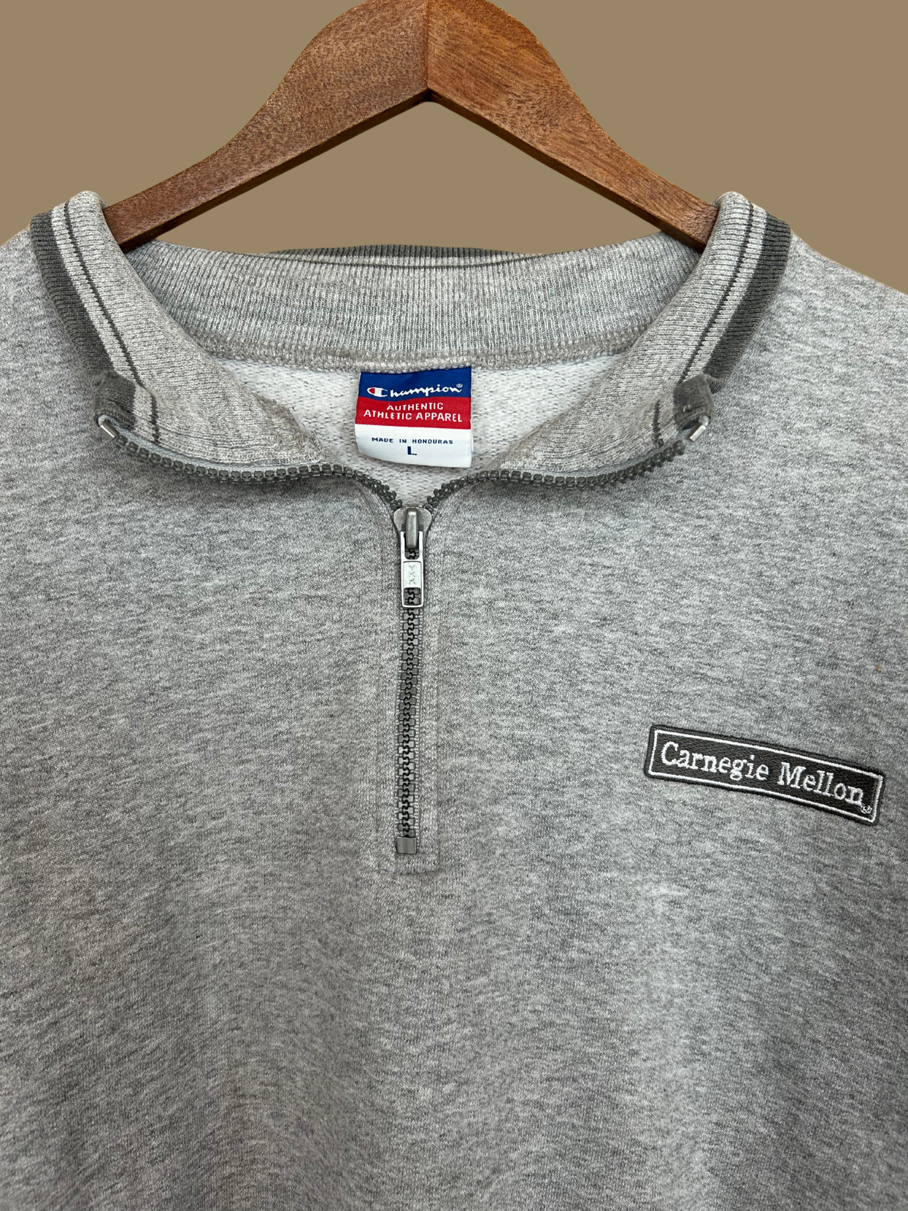 00s Champion Quarter Zip Sweatshirt - M/L