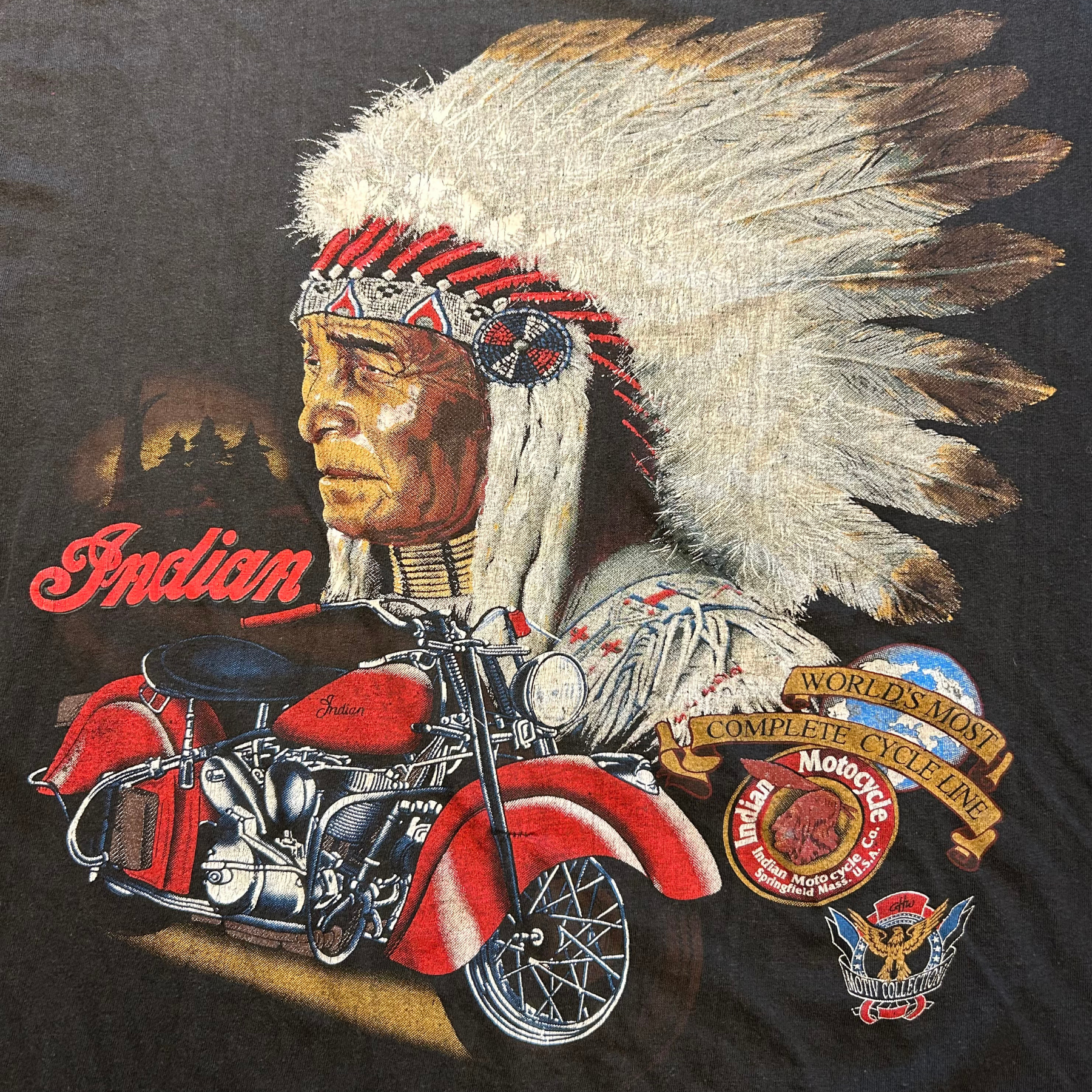 80s Indian Motorcycles Shirt - L/XL