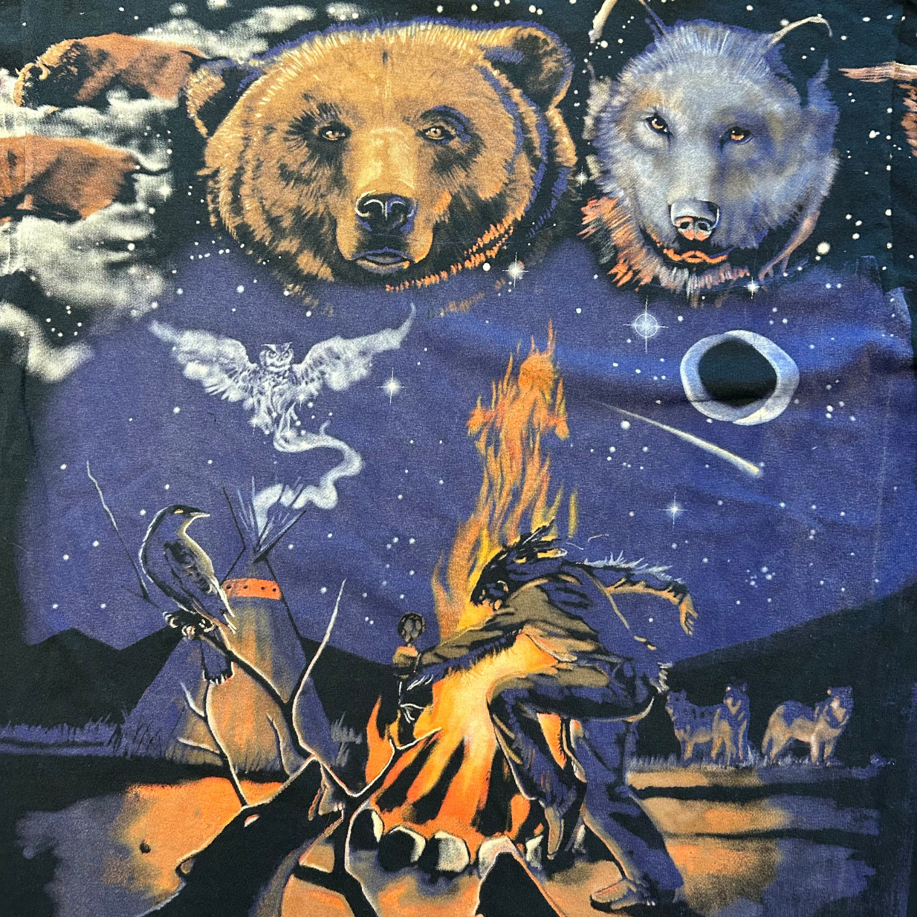 00s Native American AOP Shirt - L/XL