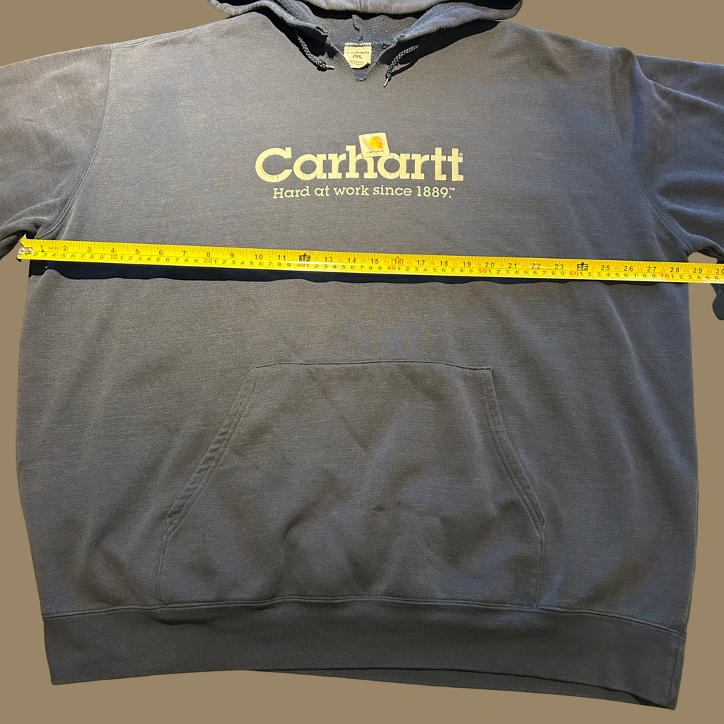 90s Faded Carhartt Hoodie - XXL/3XL