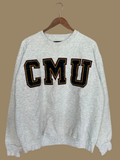 90s Plaid CMU Sweatshirt - L/XL