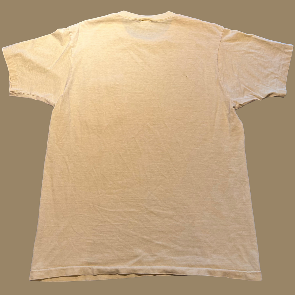 80s Butter Yellow Pocket Shirt - L/XL