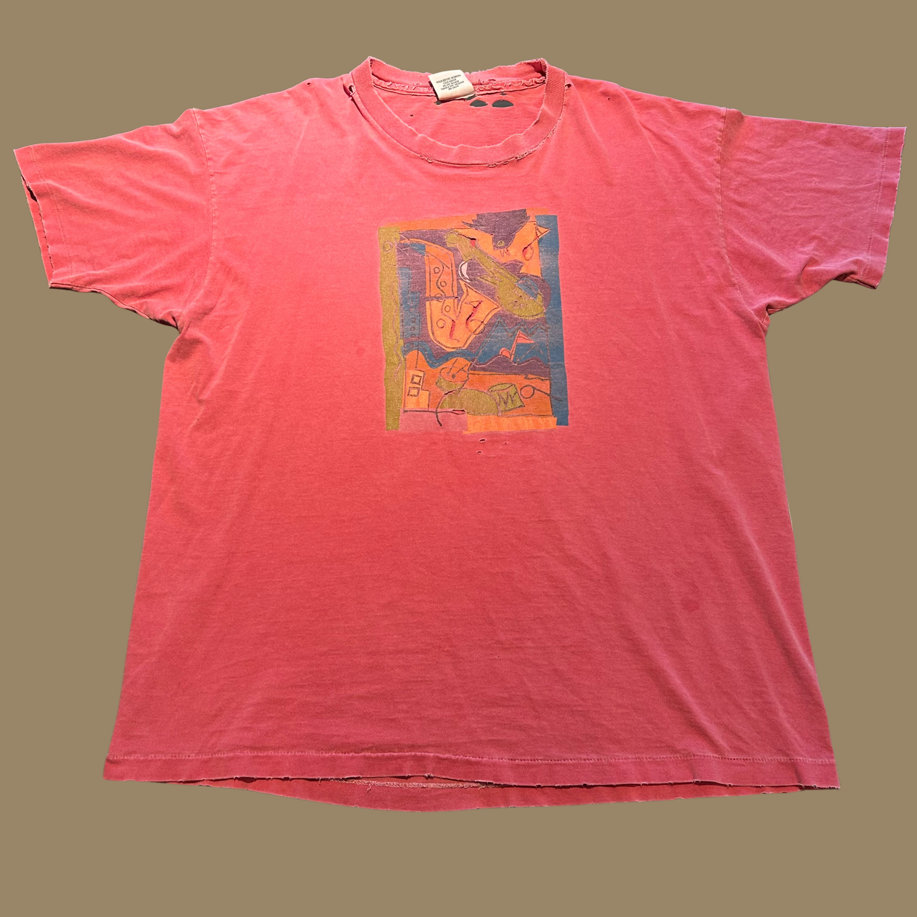 90s Thrashed Jazz Club Shirt - L/XL