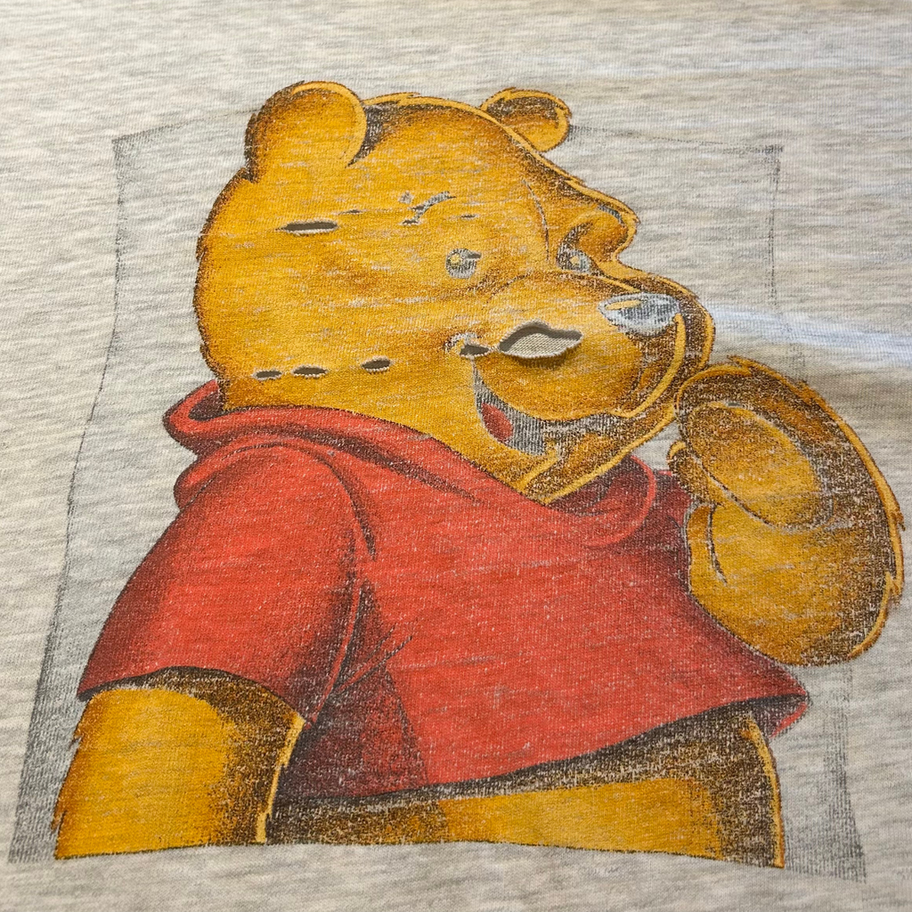 90s Distressed Winnie the Pooh Shirt - L/XL