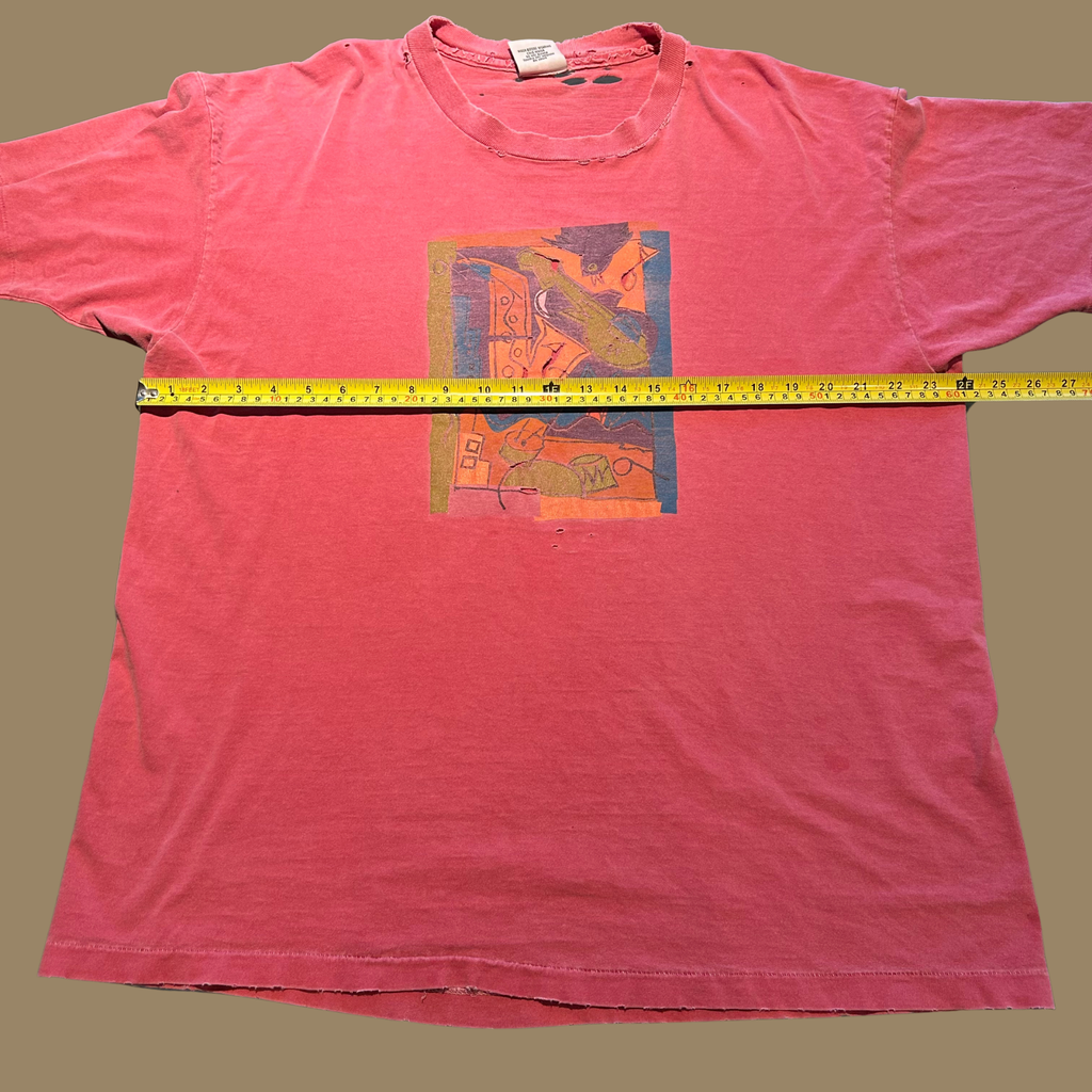90s Thrashed Jazz Club Shirt - L/XL