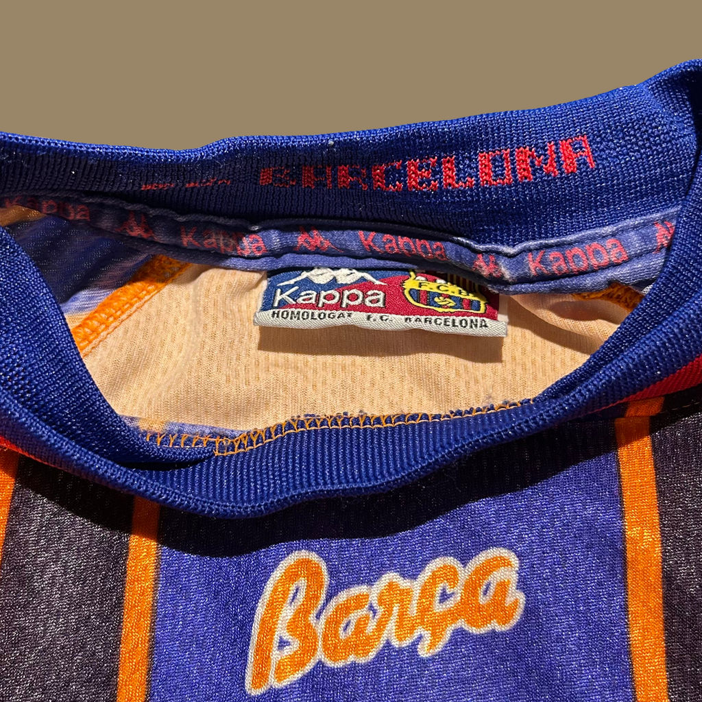 1997/98 Matchworn Barcelona Away Jersey - L/XL