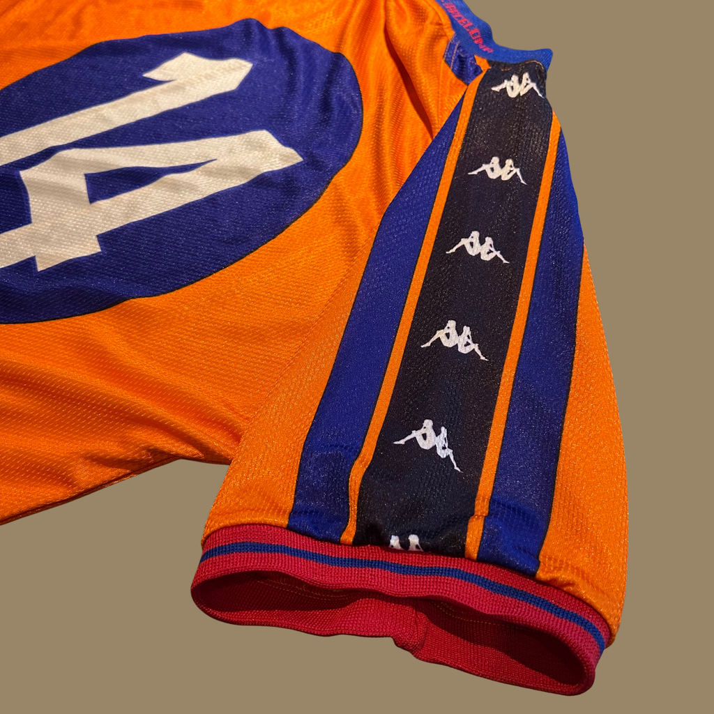 1997/98 Matchworn Barcelona Away Jersey - L/XL