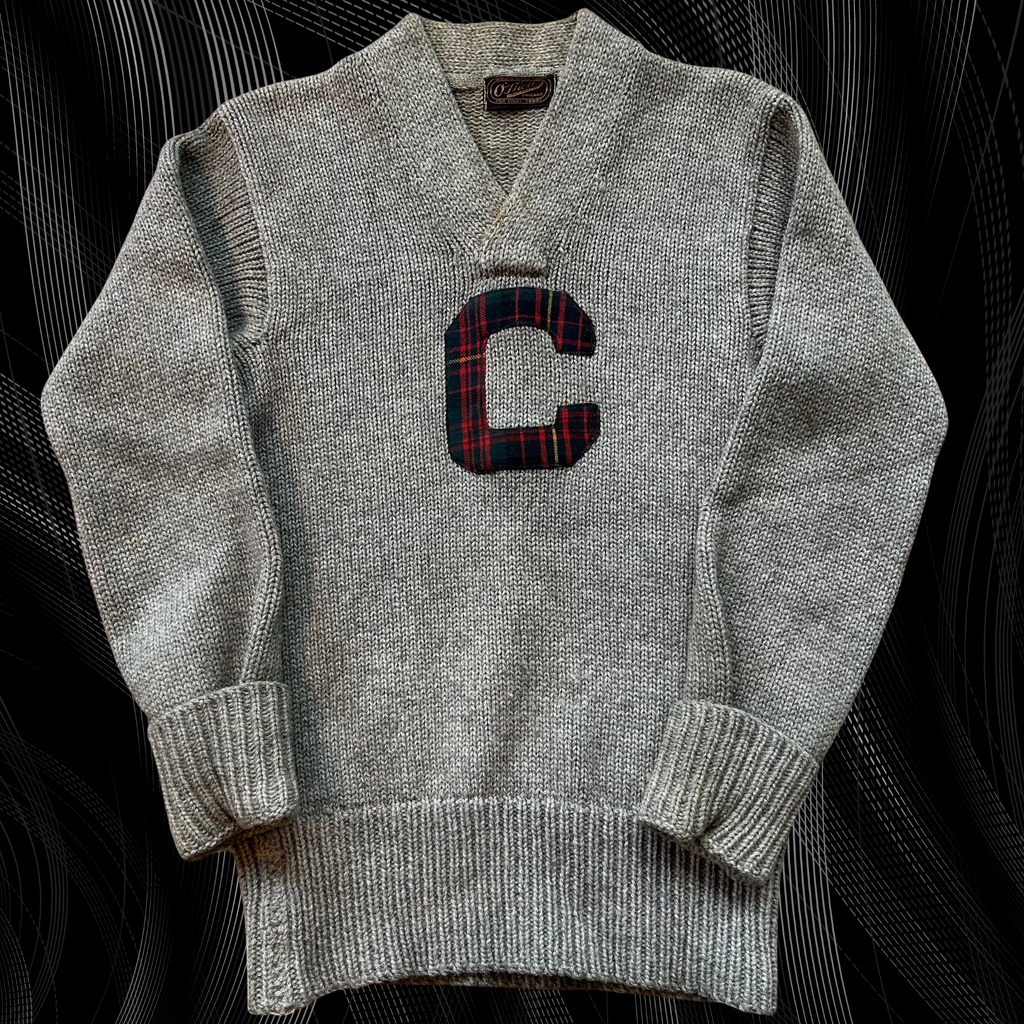 40s Carnegie Tech Varsity Sweater - S/M