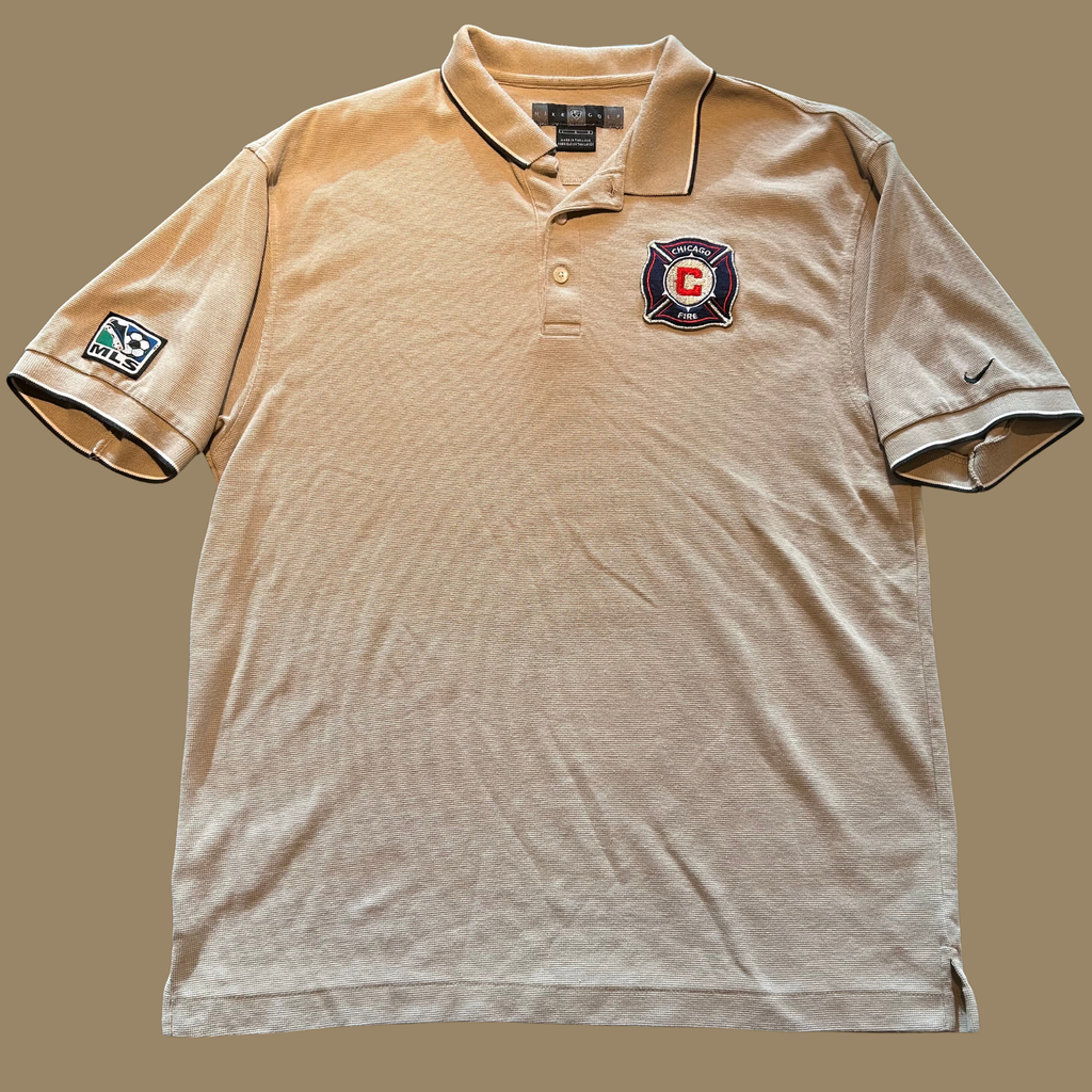90s Chicago Fire MLS Polo - L/XL