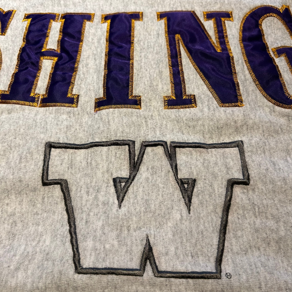 90s University of Washington Spellout Sweatshirt - L/XL