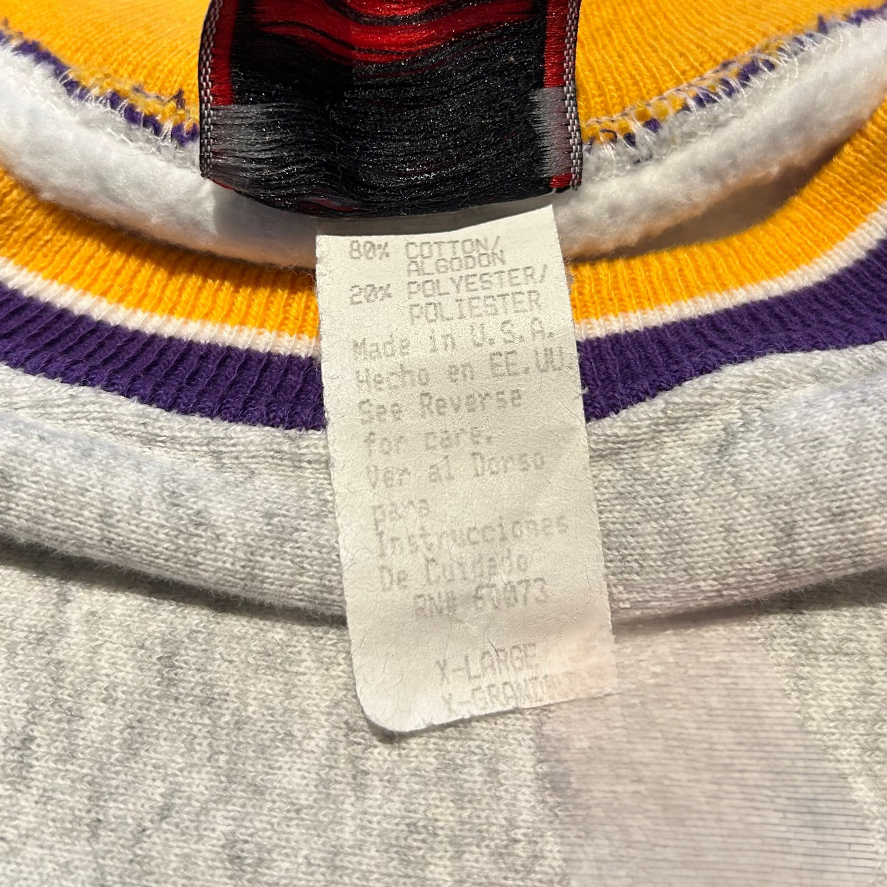 90s University of Washington Spellout Sweatshirt - L/XL