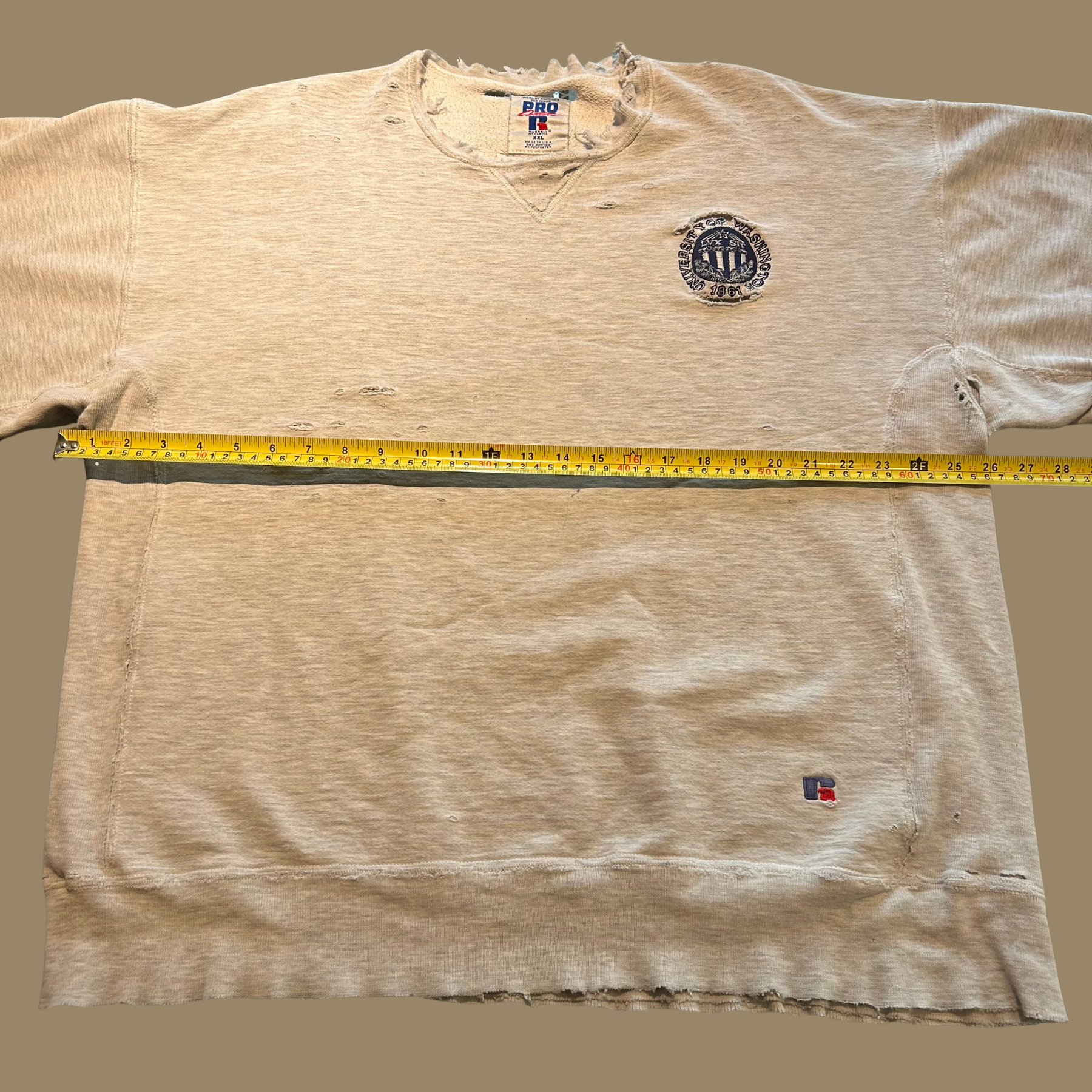 90s Thrashed University of Washington Sweatshirt - XL/XXL