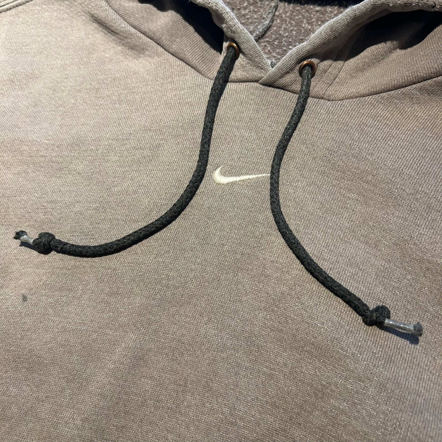 90s Faded Nike Center Swoosh Hoodie - L/XL