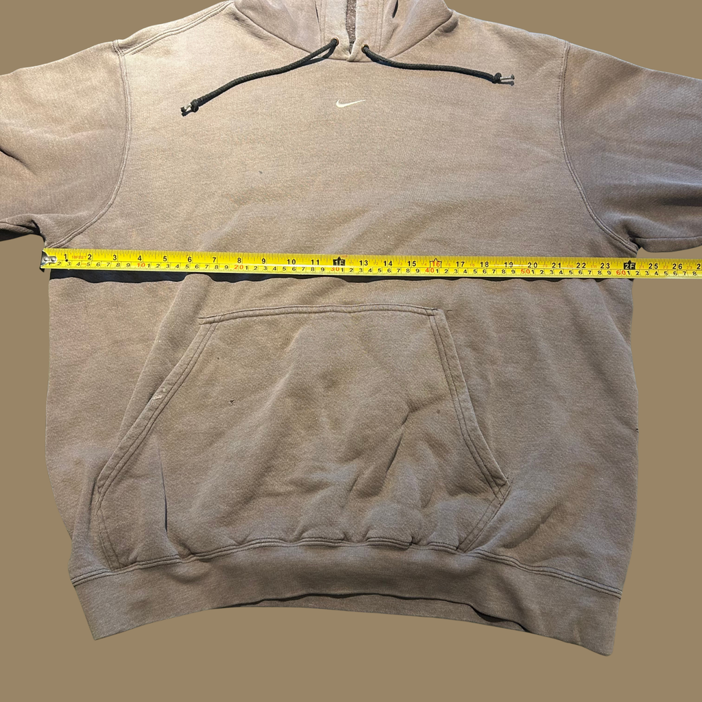 90s Faded Nike Center Swoosh Hoodie - L/XL