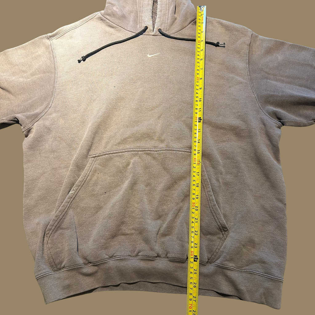 90s Faded Nike Center Swoosh Hoodie - L/XL