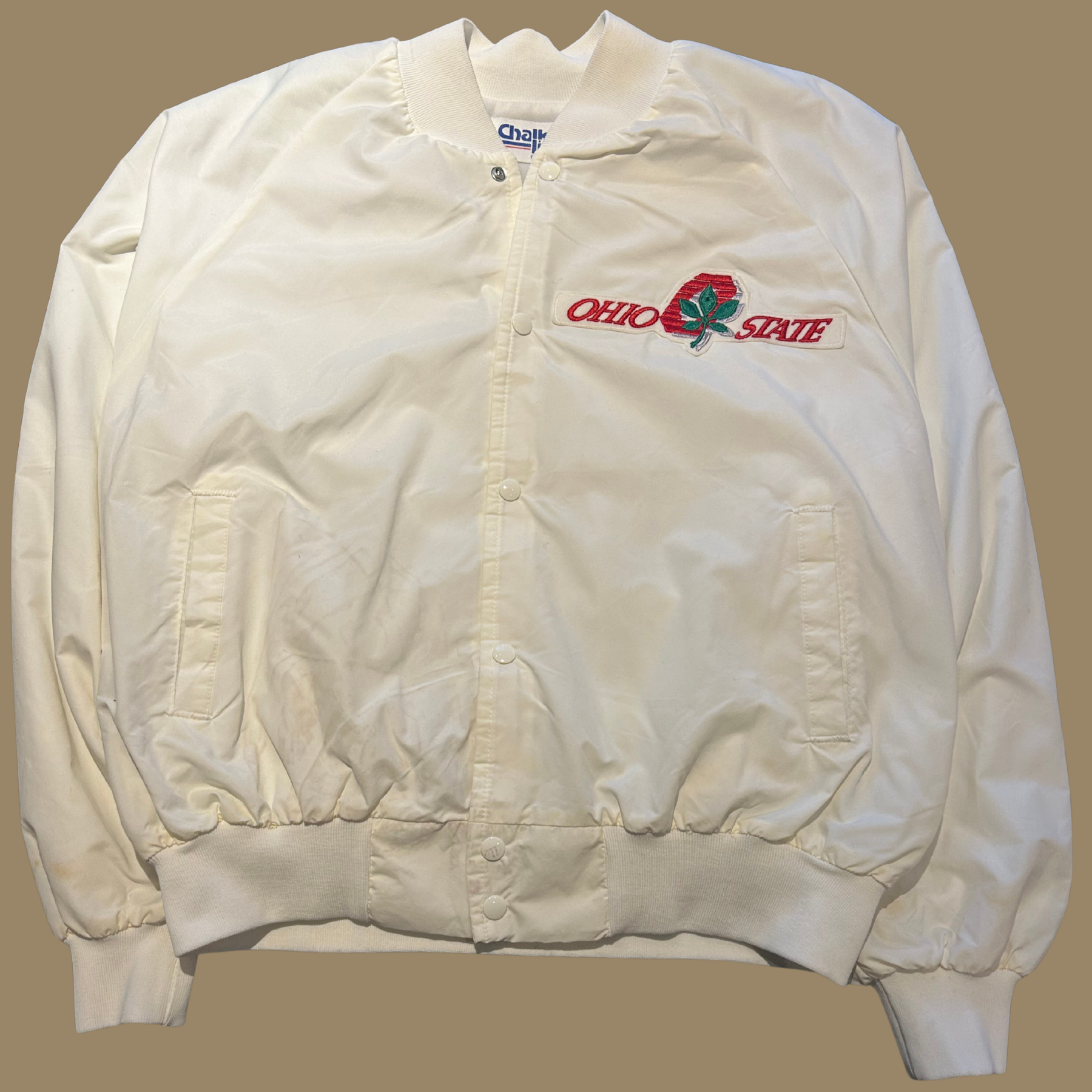80s Ohio State Satin Jacket - L/XL