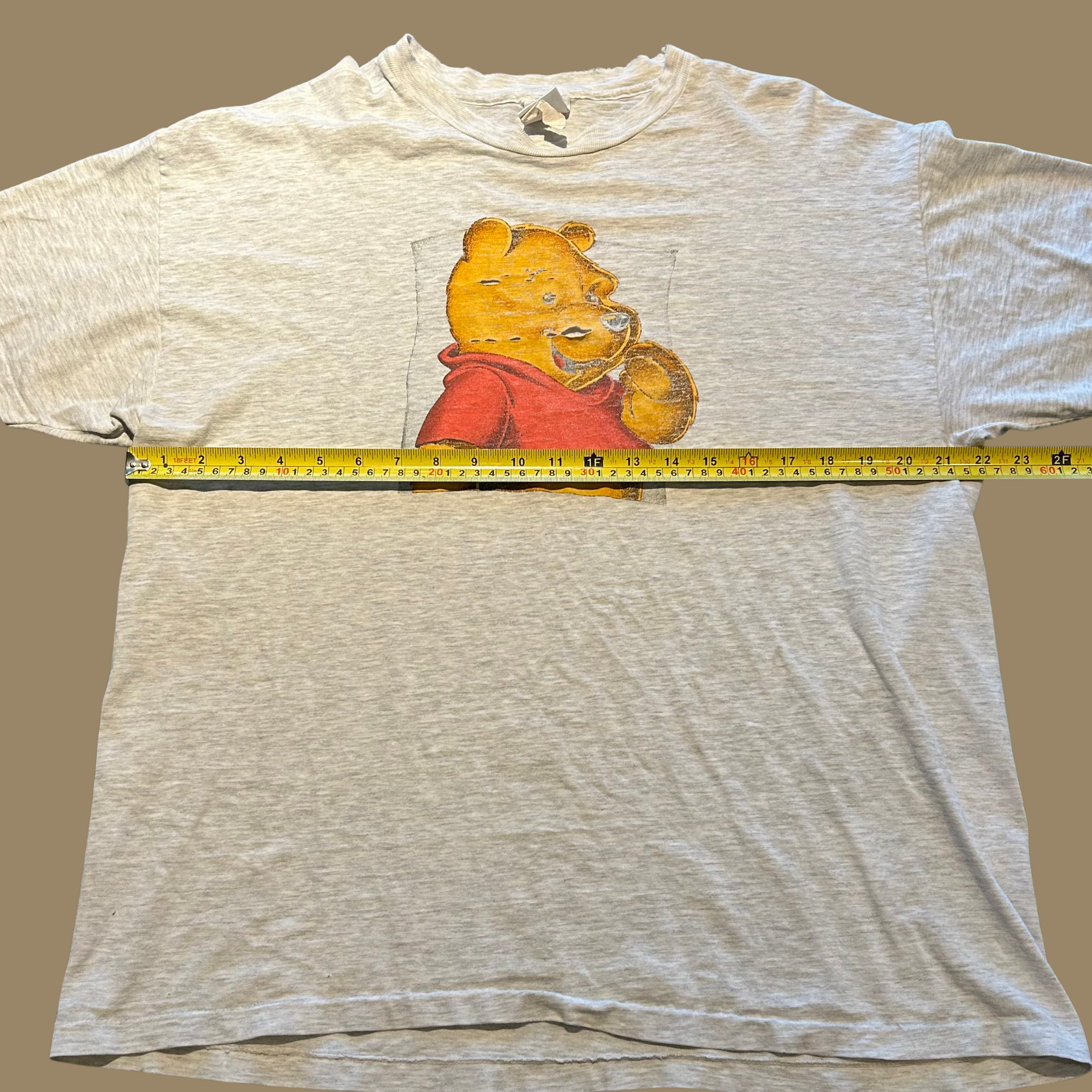 90s Distressed Winnie the Pooh Shirt - L/XL