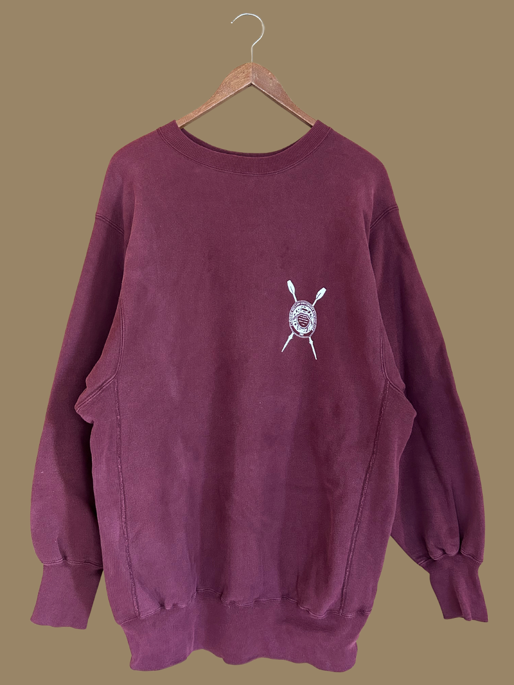 1987 Champion Reverse Weave Rowing Club Sweatshirt  - XL/XXL