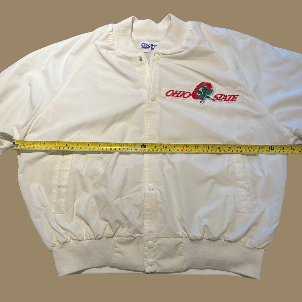 80s Ohio State Satin Jacket - L/XL