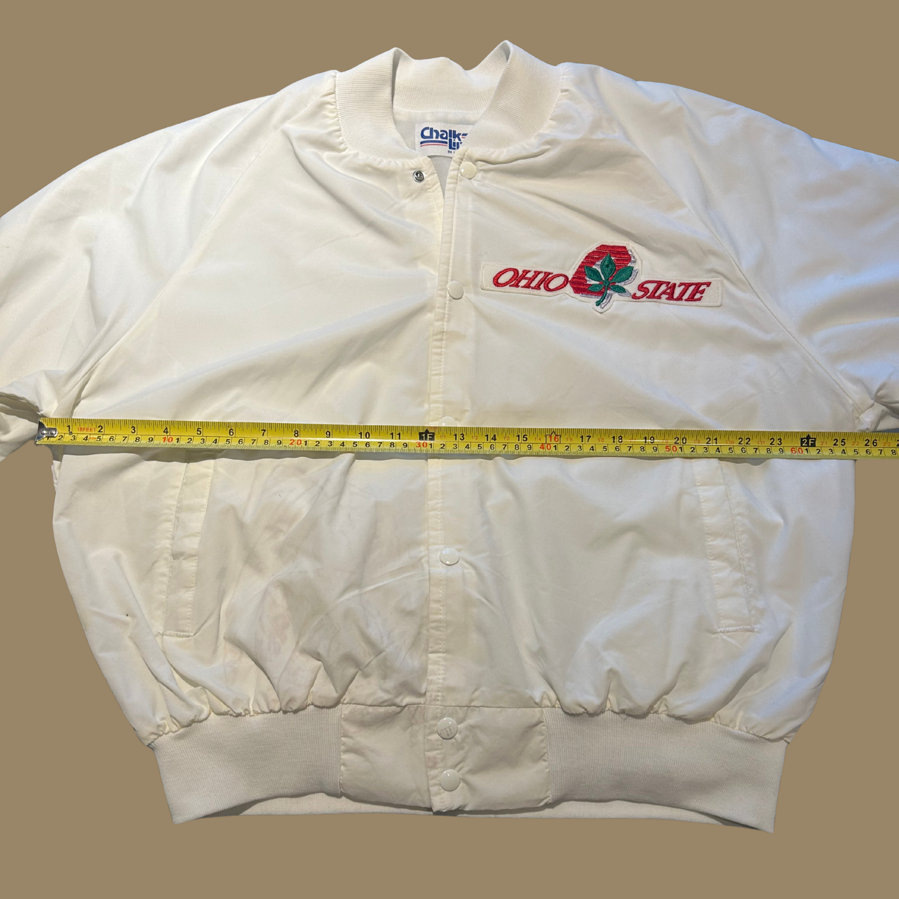 80s Ohio State Satin Jacket - L/XL