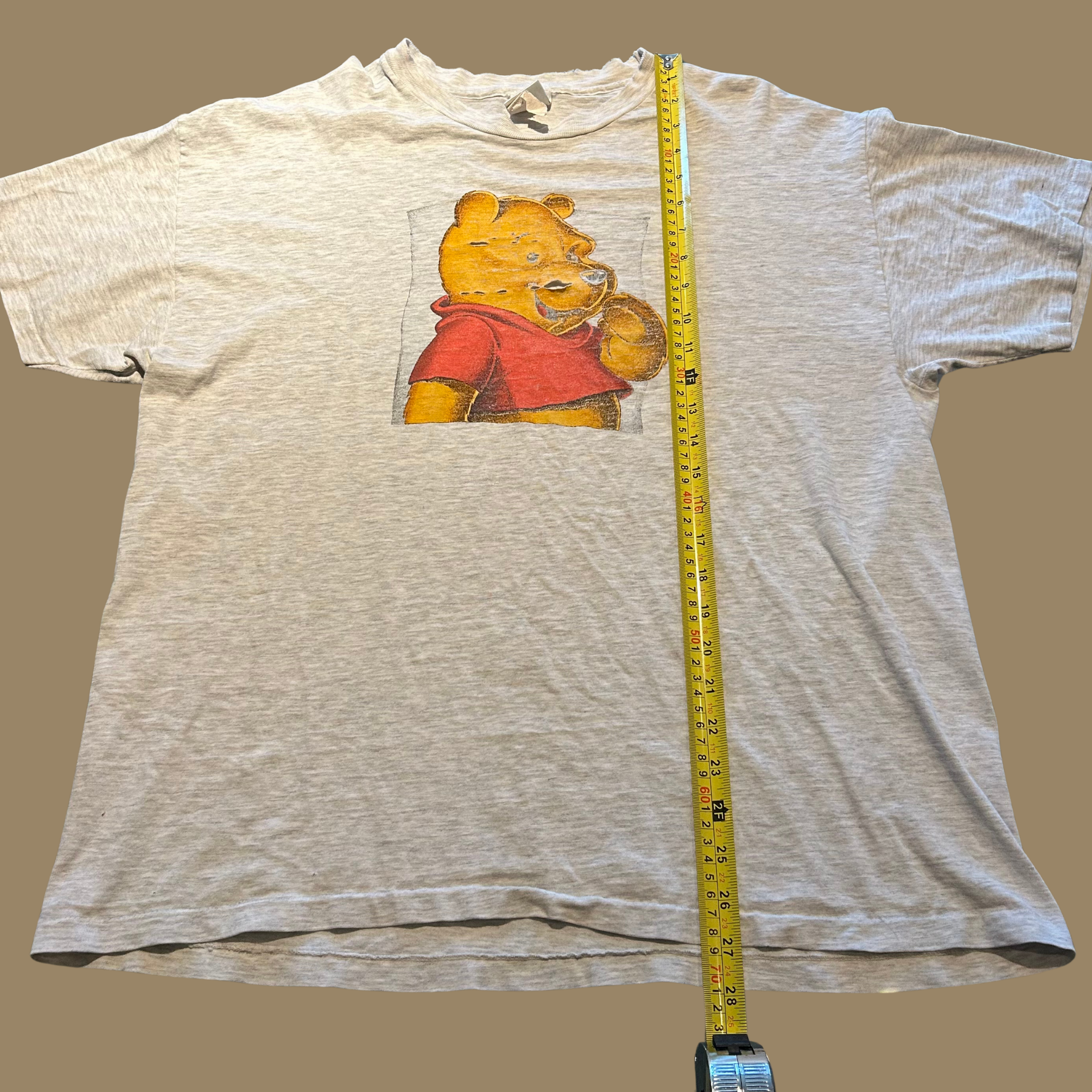 90s Distressed Winnie the Pooh Shirt - L/XL