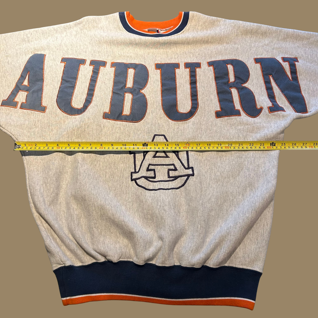 90s Auburn Spellout Sweatshirt - L/XL
