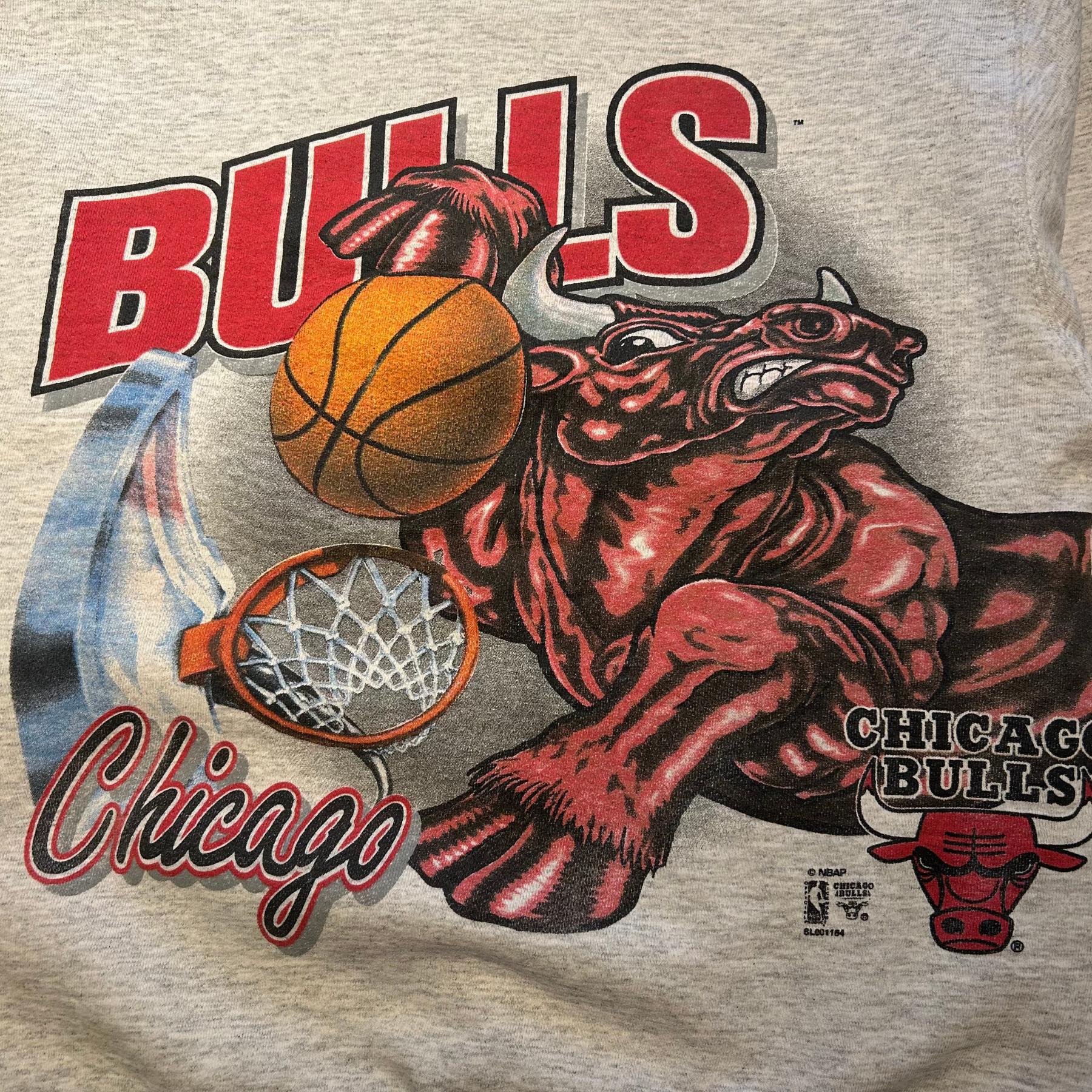 90s Chicago Bulls Wraparound Sweatshirt - L/XL