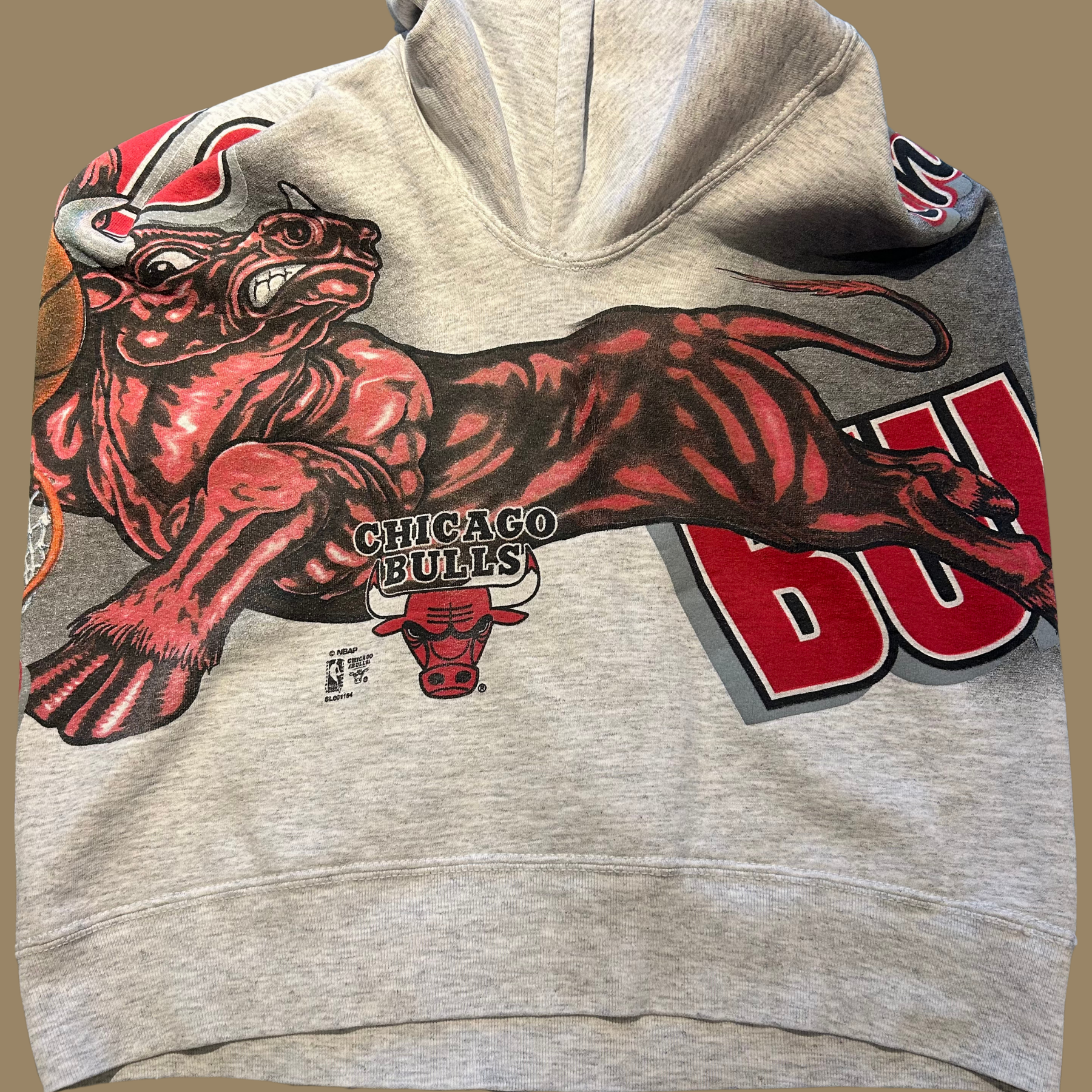 90s Chicago Bulls Wraparound Sweatshirt - L/XL