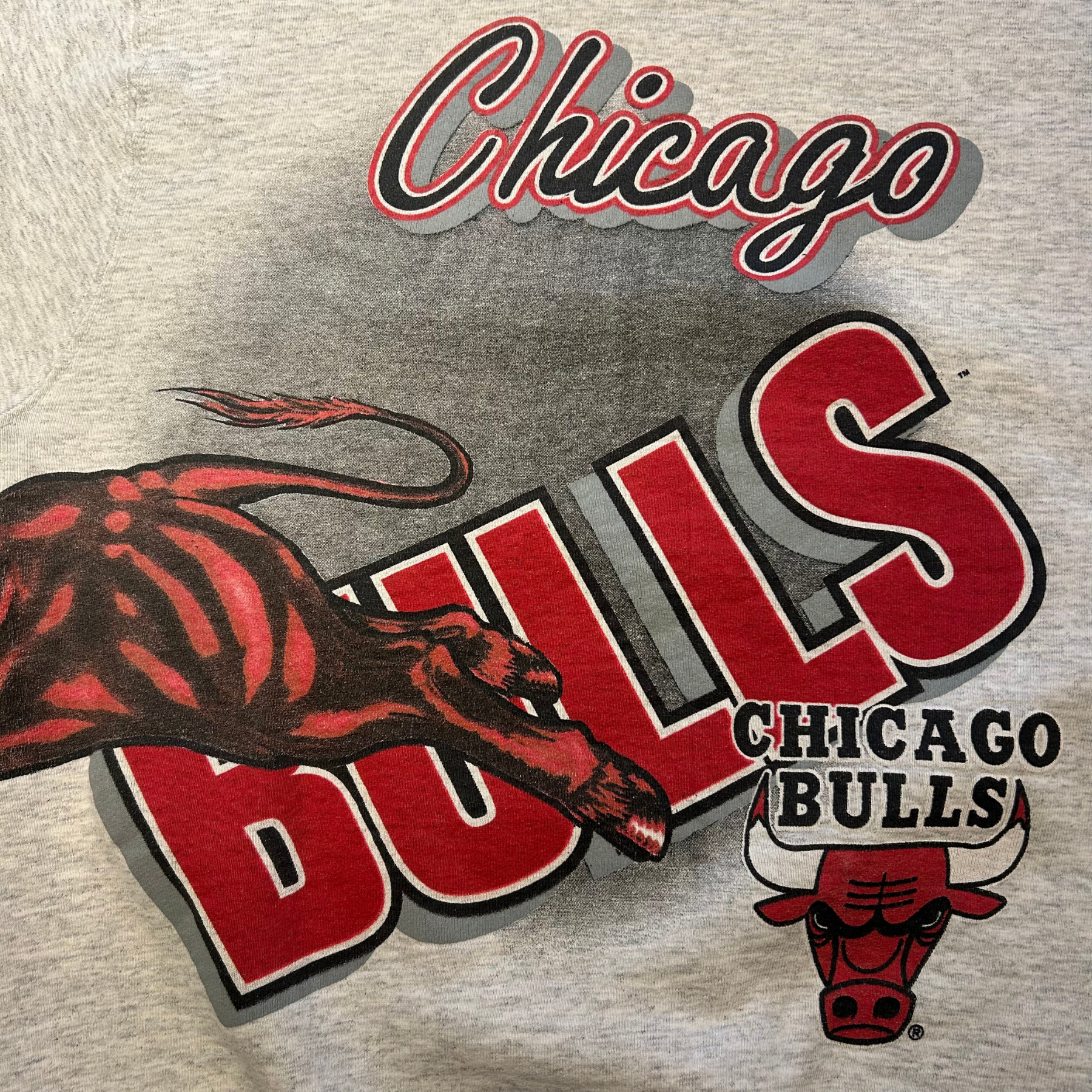 90s Chicago Bulls Wraparound Sweatshirt - L/XL