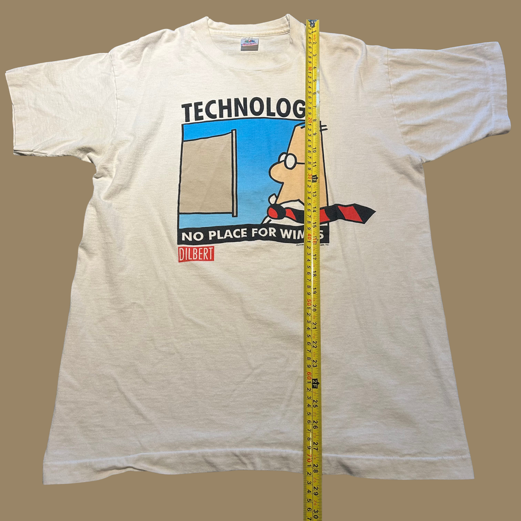 90s Tech Bro "No Place for Wimps" Shirt - M/L