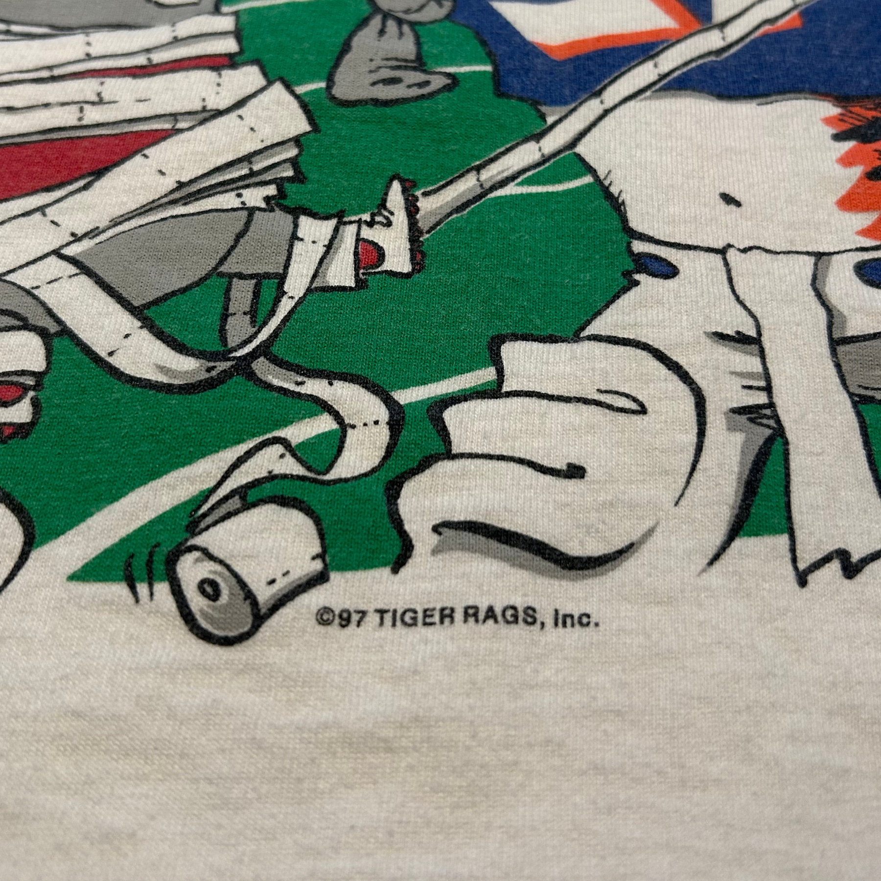 1997 Iron Bowl Auburn "Rolled N' Tied" Shirt - L/XL