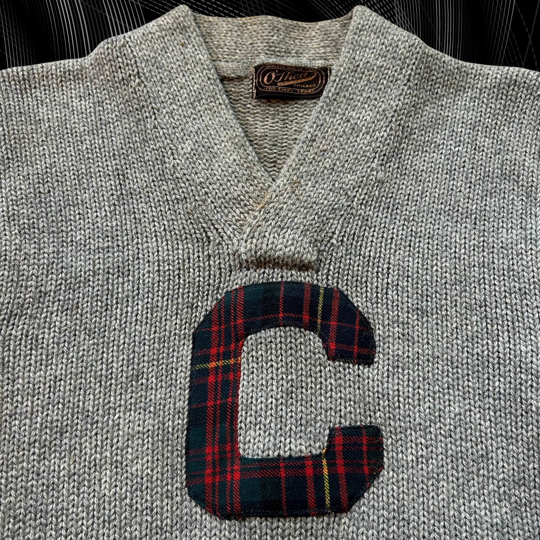 40s Carnegie Tech Varsity Sweater - S/M
