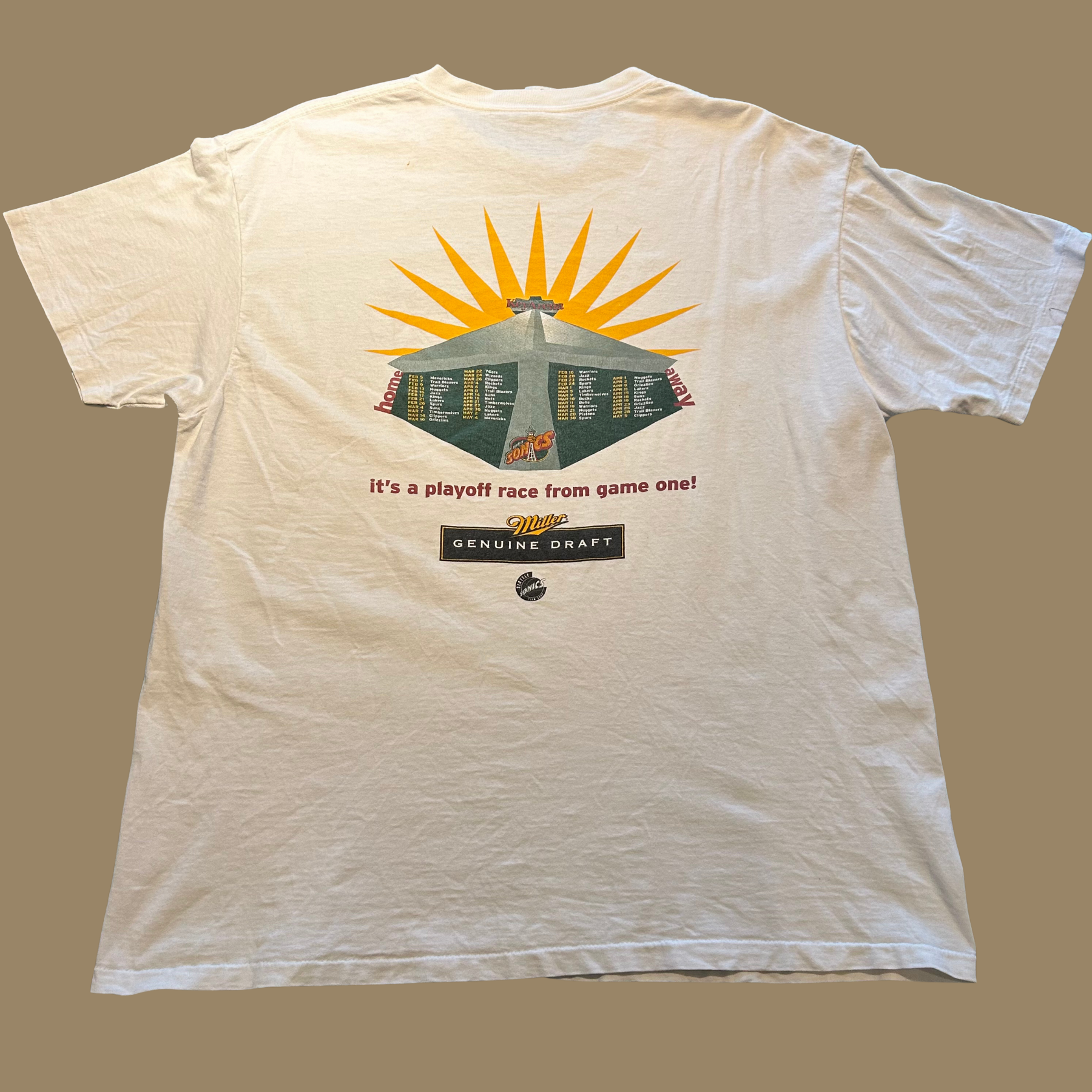 90s Seattle Sonics Shirt - L/XL