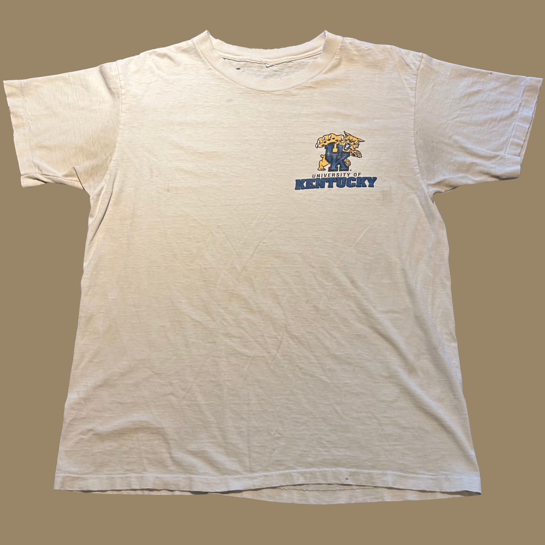 90s Distressed Kentucky Basketball Shirt - M/L