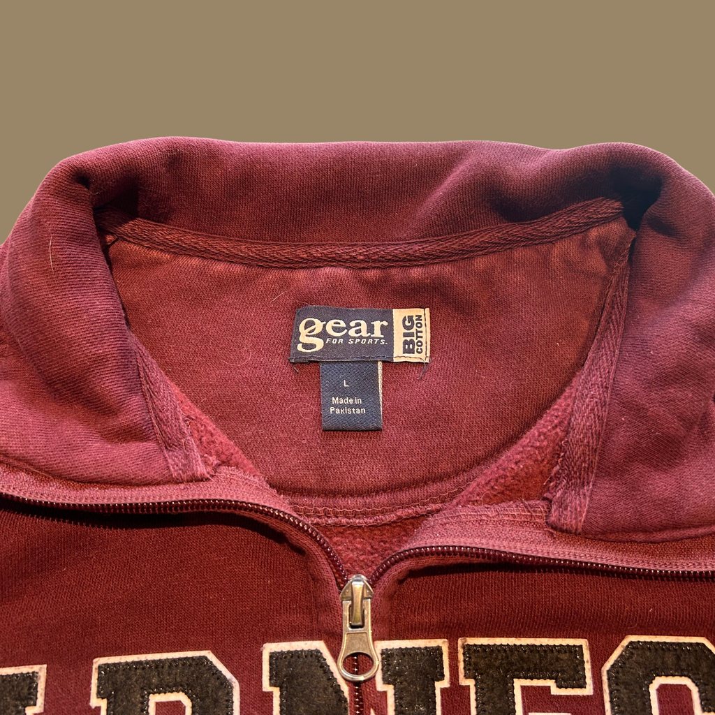 00s Carnegie Tech Quarter Zip Sweatshirt - M/L