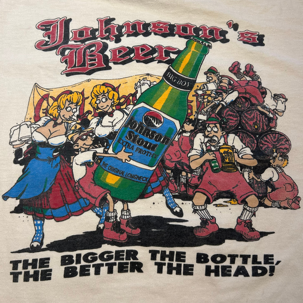 90s Big Johnson Beer Shirt - L/XL