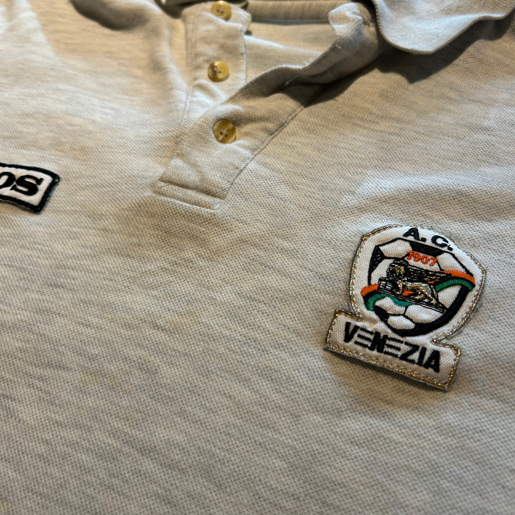 90s AC Venezia Long Sleeve Polo - M/L