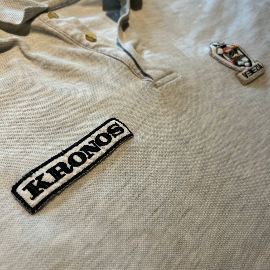 90s AC Venezia Long Sleeve Polo - M/L