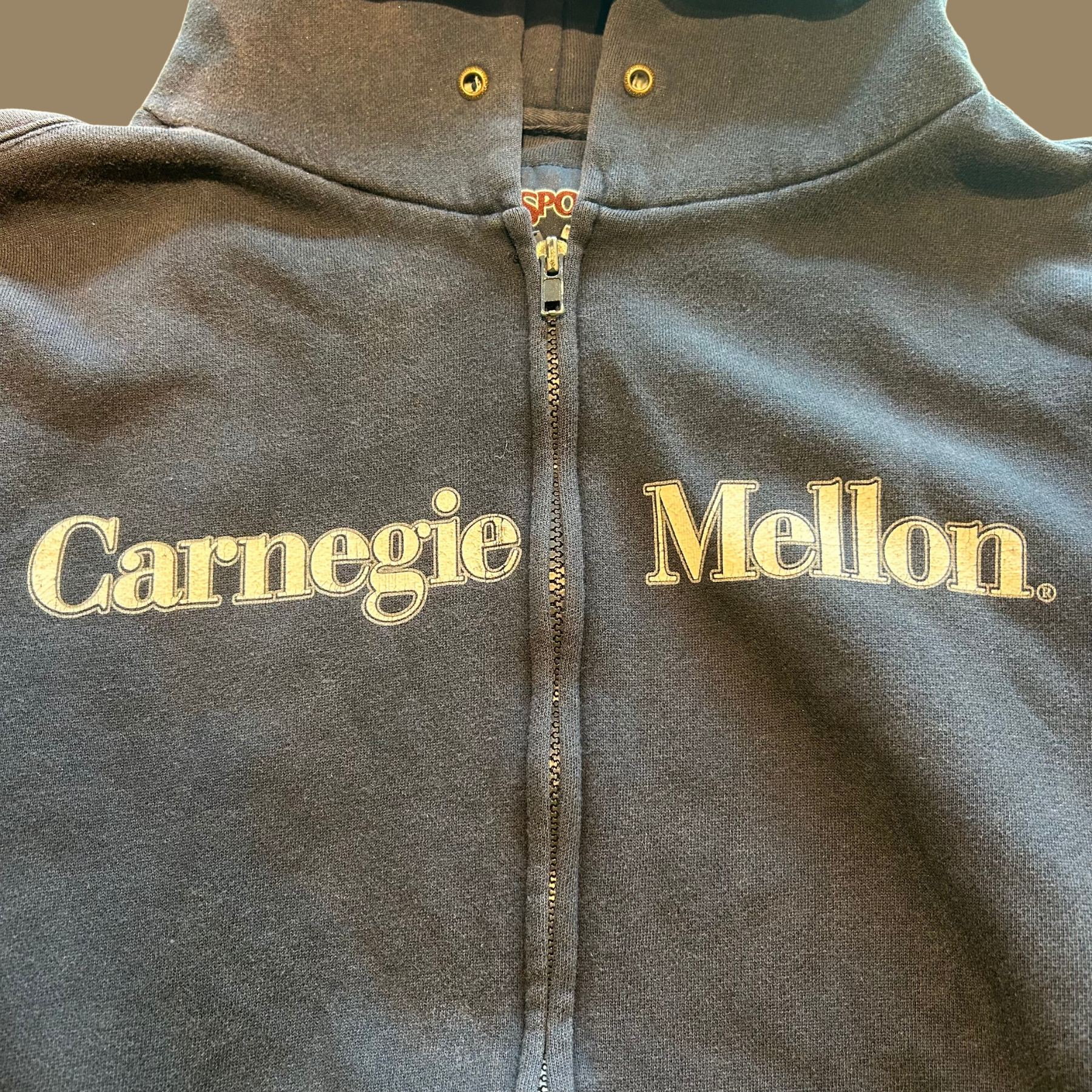 90s CMU Zip Up Hoodie - S/M