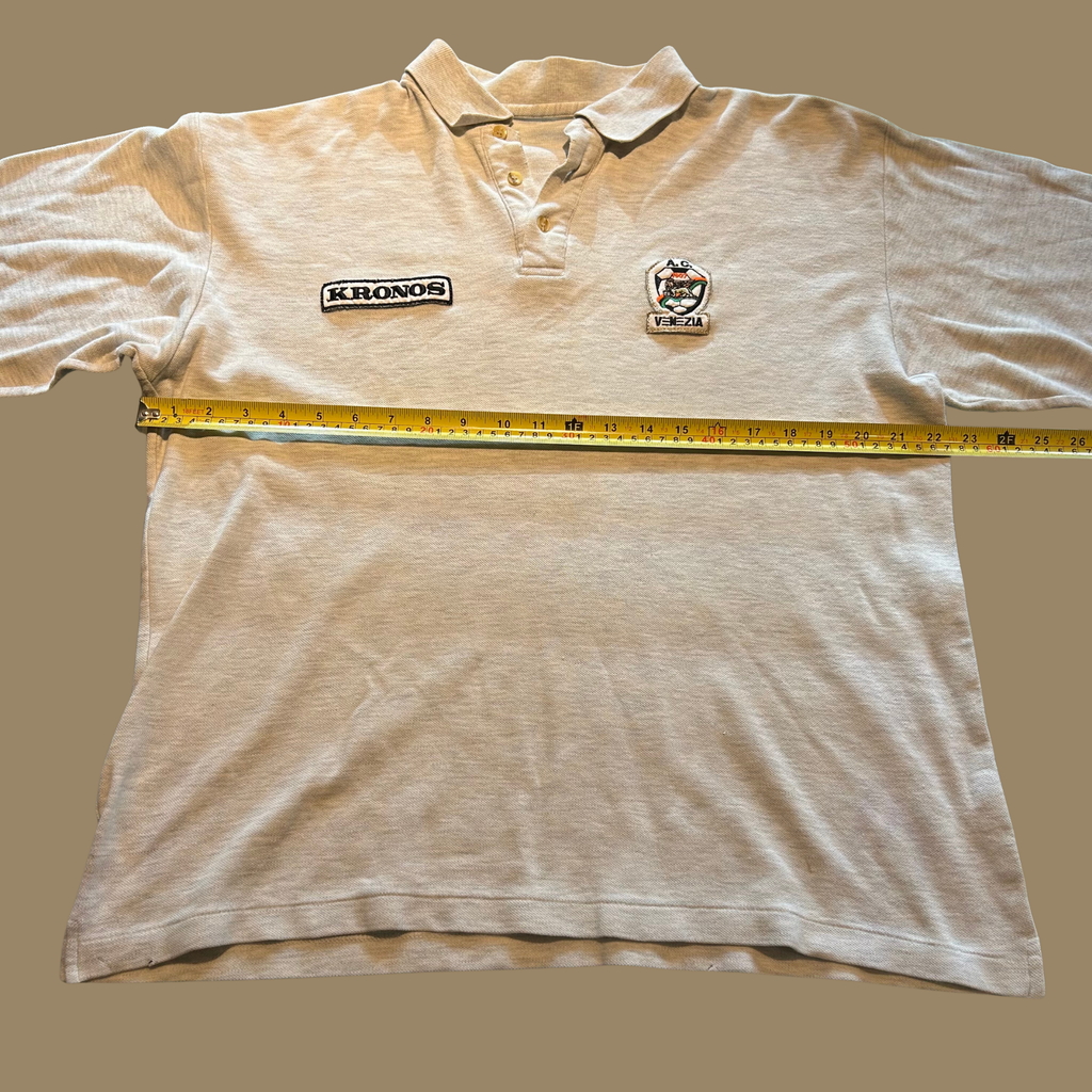 90s AC Venezia Long Sleeve Polo - M/L
