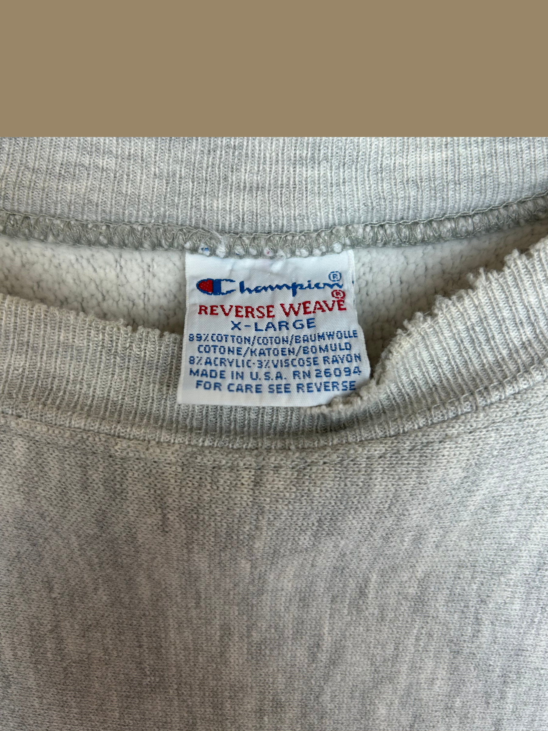 90s Champion Reverse Weave Sweatshirt - L/XL