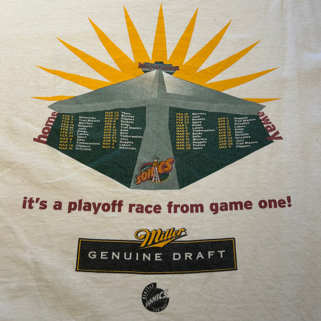 90s Seattle Sonics Shirt - L/XL
