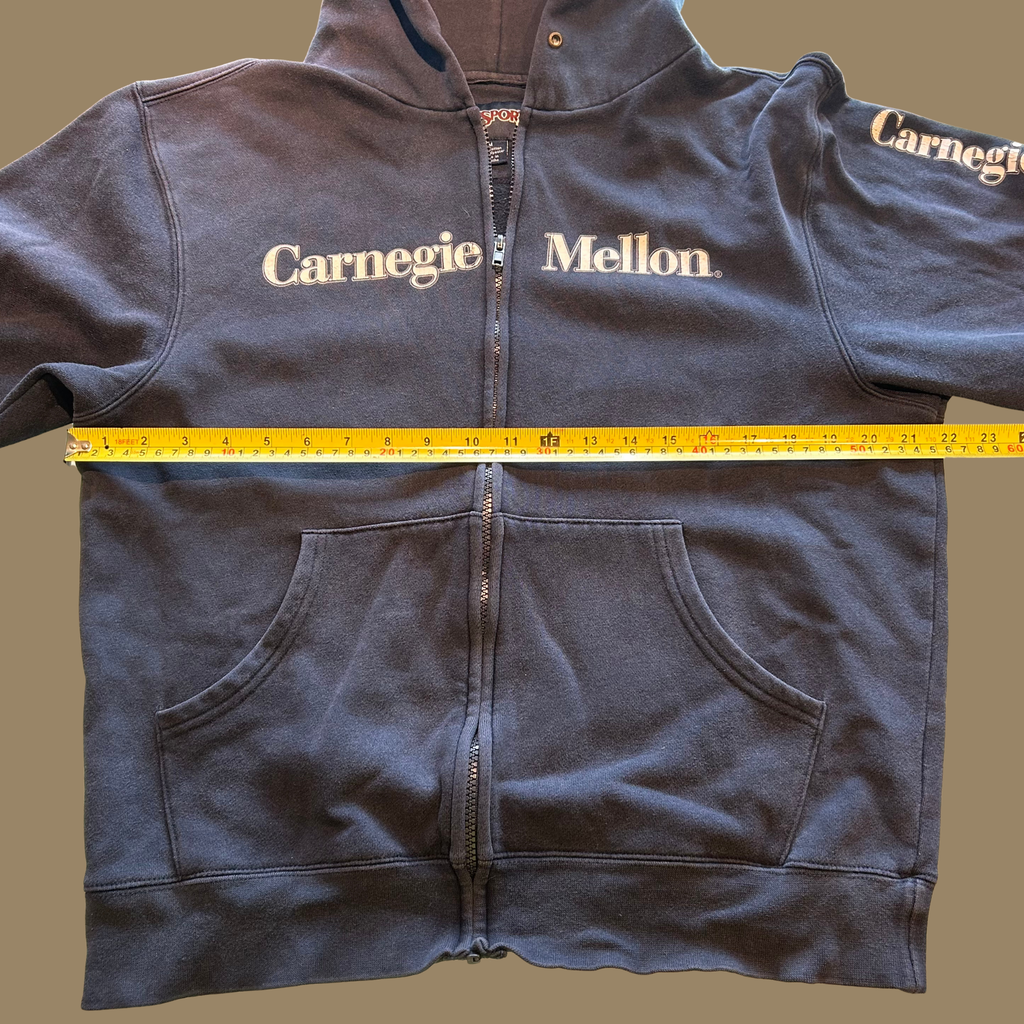 90s CMU Zip Up Hoodie - S/M