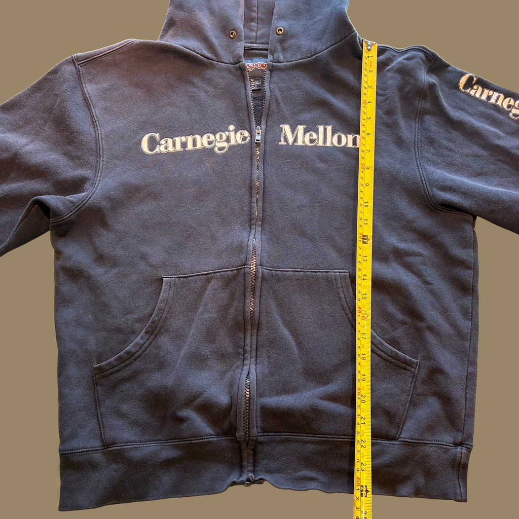 90s CMU Zip Up Hoodie - S/M