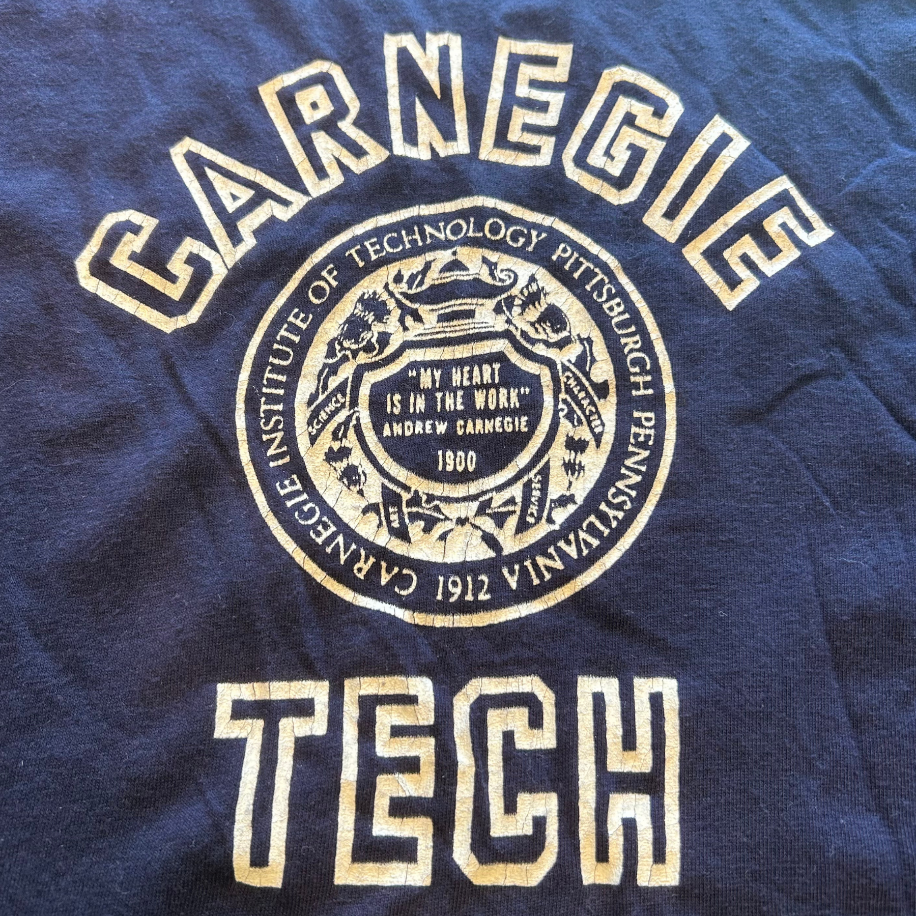 80s Brand New Carnegie Tech Shirt - M/L