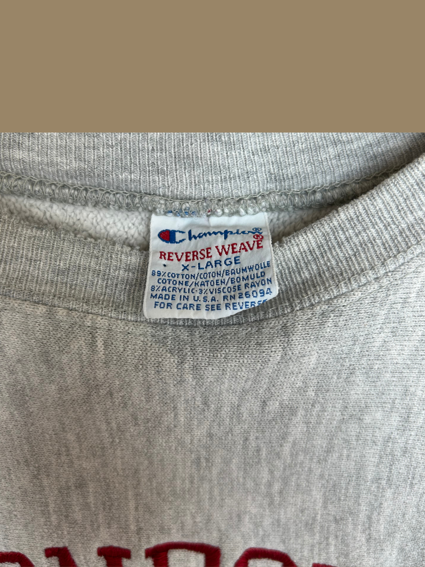 90s Champion Reverse Weave Sweatshirt - L/XL