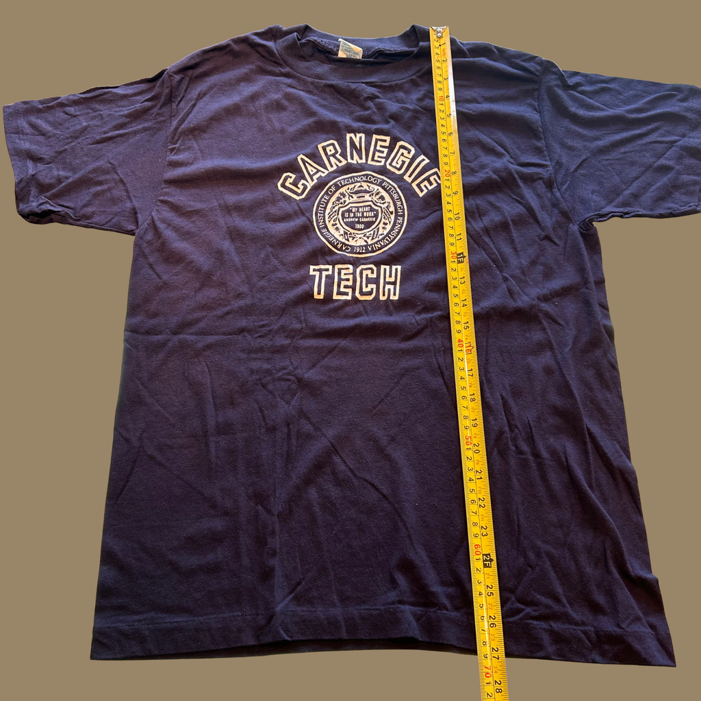 80s Brand New Carnegie Tech Shirt - M/L